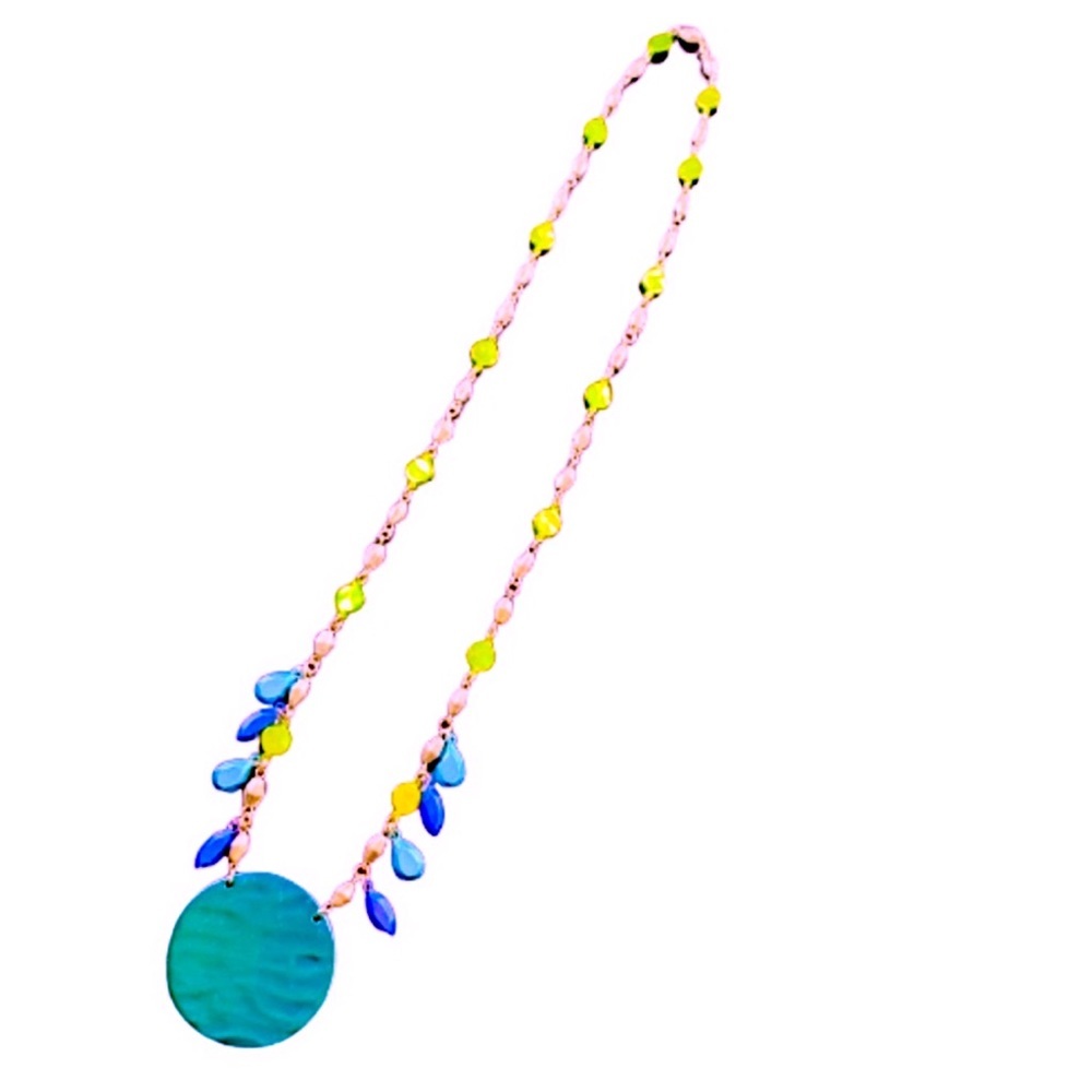 COLORFUL BRIGHT NECKLACE - Picture 2 of 8